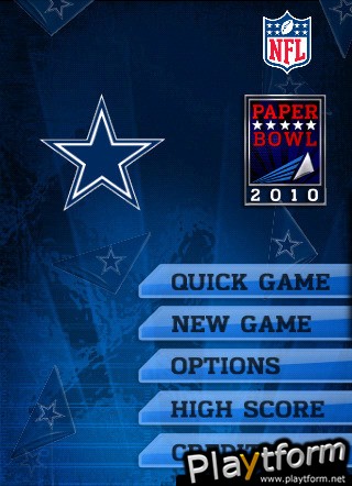 NFL Paperbowl Dallas (iPhone/iPod)