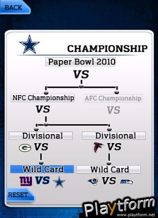 NFL Paperbowl Dallas (iPhone/iPod)