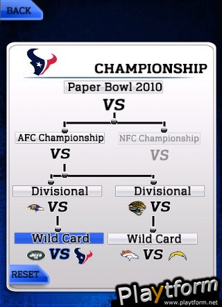NFL Paperbowl Houston (iPhone/iPod)