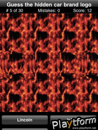 A Car Logo Magic Eye Quiz (iPhone/iPod)