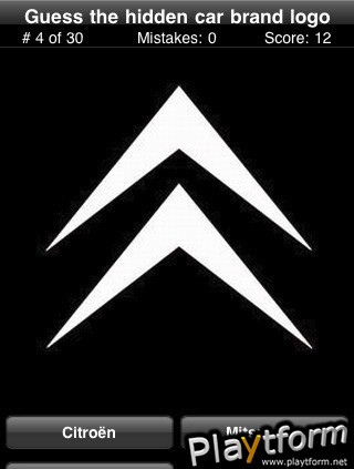 A Car Logo Magic Eye Quiz (iPhone/iPod)