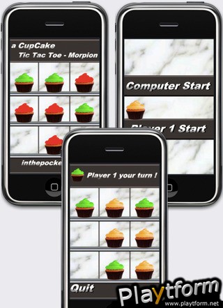 a CupCake Tic Tac Toe - Morpion (iPhone/iPod)