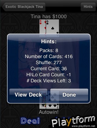 Exotic Blackjack Tina (iPhone/iPod)