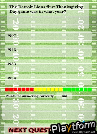 Pro Football Trivia (iPhone/iPod)