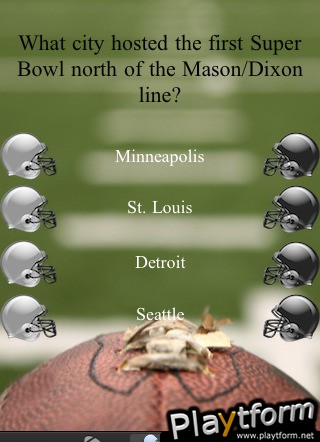 RedZone SB Super Bowl Trivia (iPhone/iPod)