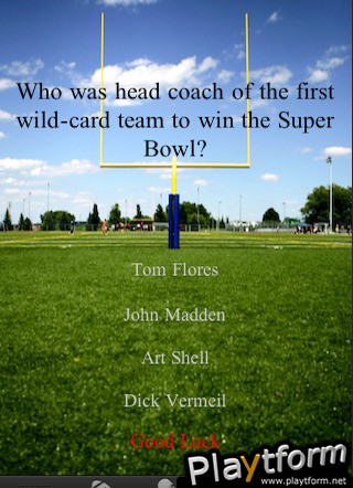 RedZone SB Super Bowl Trivia (iPhone/iPod)