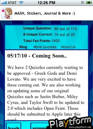 Justin Bieber Trivia (iPhone/iPod)