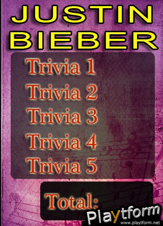 Justin Bieber Trivia (iPhone/iPod)