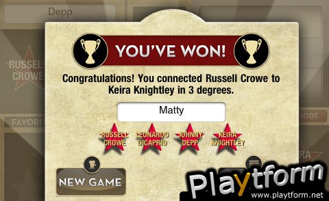 Six Degrees of Separation (iPhone/iPod)