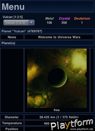 Universe Wars (iPhone/iPod)