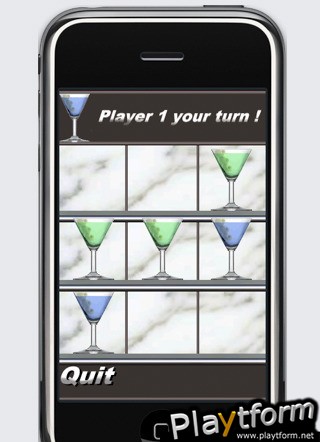 a Cocktail Tic Tac Toe - Morpion (iPhone/iPod)