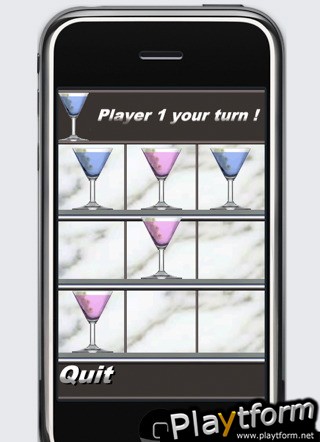 a Cocktail Tic Tac Toe - Morpion (iPhone/iPod)