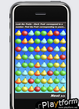 a IPhone Mind Reader - a Secret Fruit ! (iPhone/iPod)