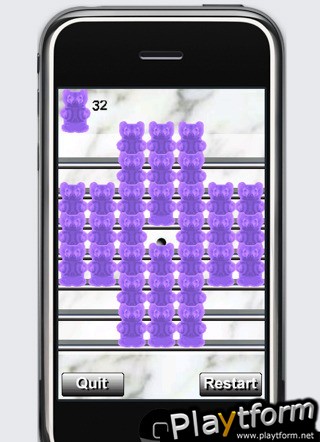 a Purple Jelly Bear Peg ! (iPhone/iPod)