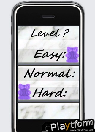 a Purple Jelly Bear Peg ! (iPhone/iPod)