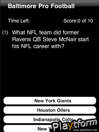 Baltimore Ravens Football Trivia (iPhone/iPod)