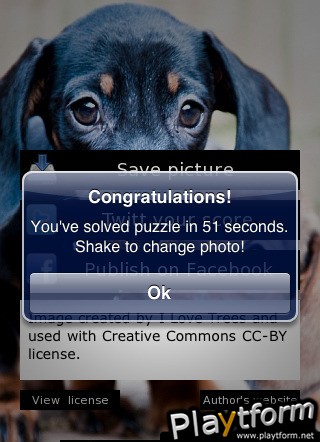 Cute Dogs Puzzle (iPhone/iPod)