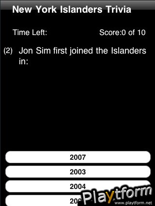 New York Islanders Hockey Trivia (iPhone/iPod)