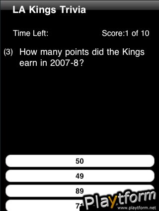 Los Angeles Kings Hockey Trivia (iPhone/iPod)