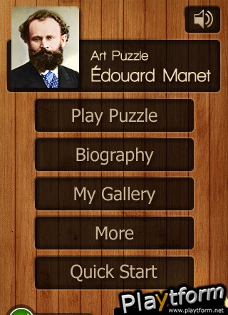 ART Jigsaw Puzzles. Edouard Manet (iPhone/iPod)