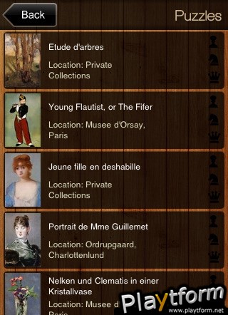 ART Jigsaw Puzzles. Edouard Manet (iPhone/iPod)