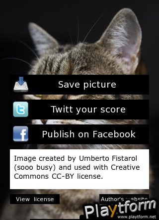 Lovely Kitty Puzzle (iPhone/iPod)