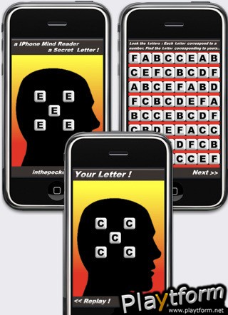 a IPhone Mind Reader - a Secret Letter ! (iPhone/iPod)