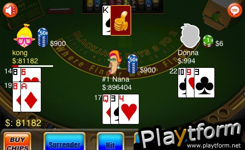 GT Blackjack (iPhone/iPod)