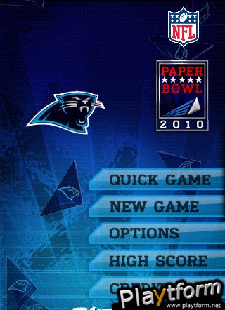 NFL Paperbowl Carolina (iPhone/iPod)