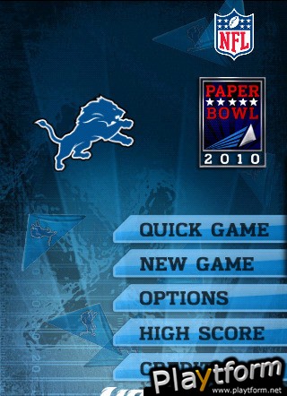 NFL Paperbowl Detroit (iPhone/iPod)