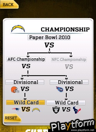 NFL Paperbowl San Diego (iPhone/iPod)