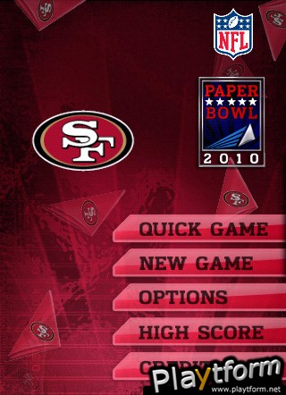 NFL Paperbowl San Francisco (iPhone/iPod)
