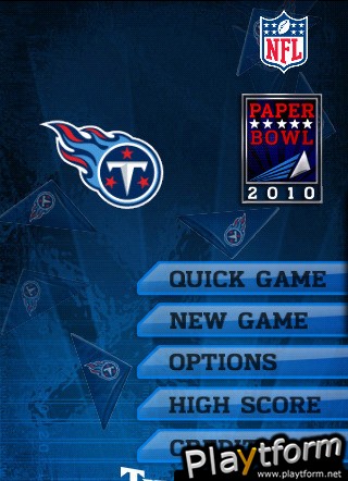 NFL Paperbowl Tennessee (iPhone/iPod)