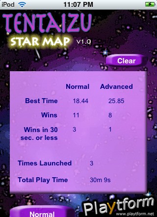Tentaizu - Star Map (iPhone/iPod)