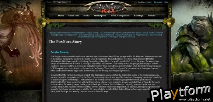 PoxNora (Online/Browser)