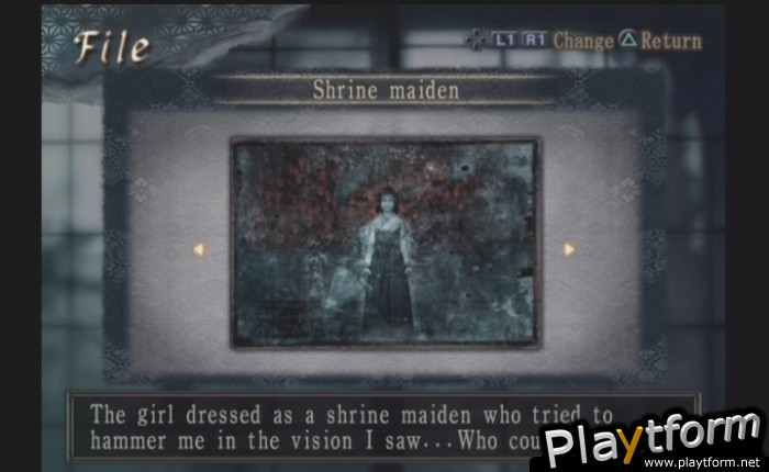 Fatal Frame III: The Tormented (PlayStation 2)