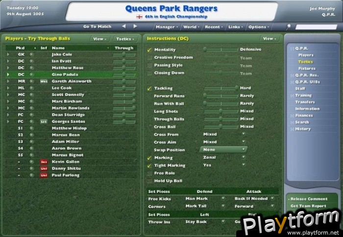 Worldwide Soccer Manager 2006 (PC)