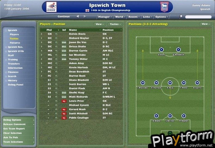 Worldwide Soccer Manager 2006 (PC)