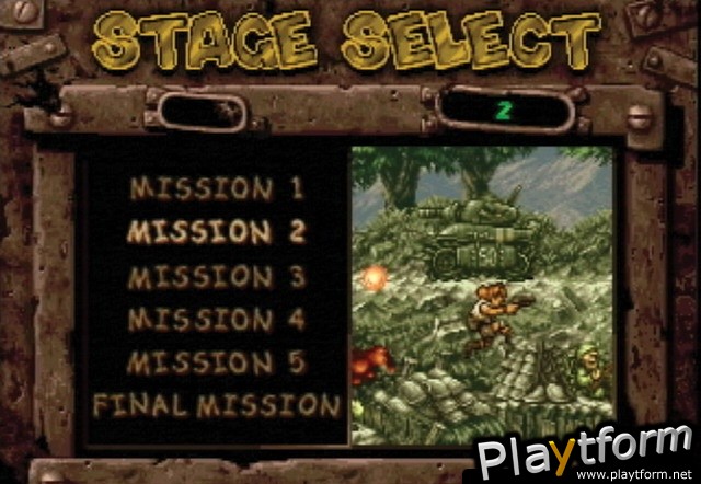 Metal Slug 4 (PlayStation 2)