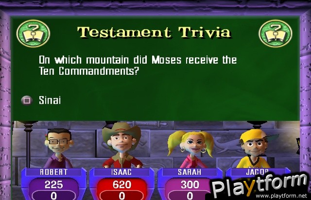The Bible Game (PlayStation 2)