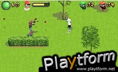 3 Games in One: Paintball Splat! / Dodgeball/ Big Alley Bowling (Game Boy Advance)