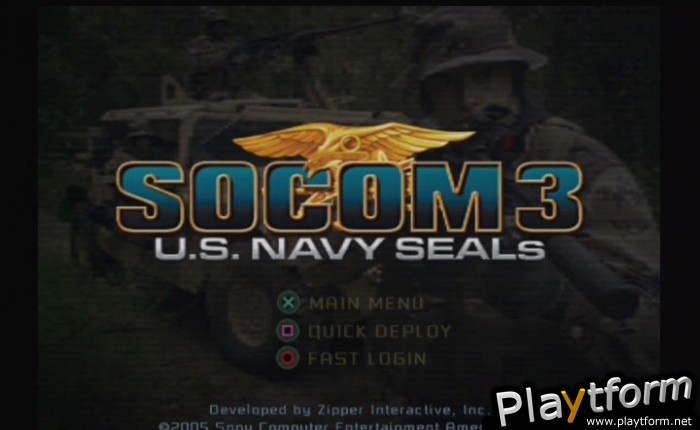 SOCOM 3: U.S. Navy SEALs (PlayStation 2)