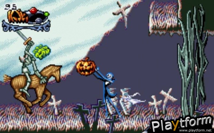Tim Burton's The Nightmare Before Christmas: The Pumpkin King (Game Boy Advance)