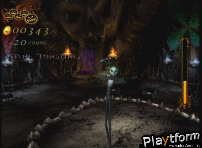 Tim Burton's The Nightmare Before Christmas: The Pumpkin King (Game Boy Advance)