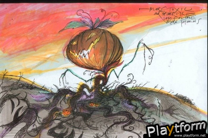 Tim Burton's The Nightmare Before Christmas: The Pumpkin King (Game Boy Advance)