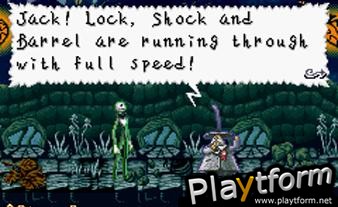 Tim Burton's The Nightmare Before Christmas: The Pumpkin King (Game Boy Advance)