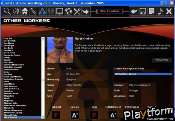 Total Extreme Wrestling 2005 (PC)