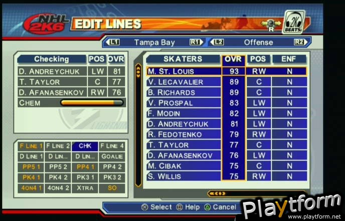 NHL 2K6 (PlayStation 2)