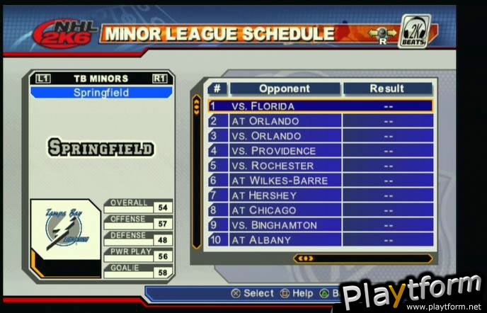 NHL 2K6 (PlayStation 2)