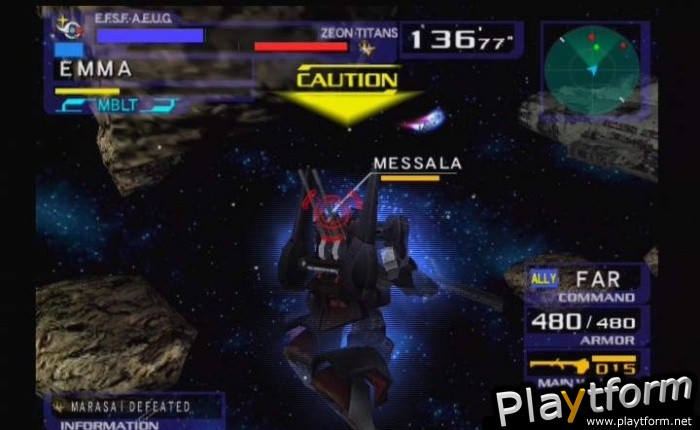 Mobile Suit Gundam: Gundam vs. Zeta Gundam (PlayStation 2)